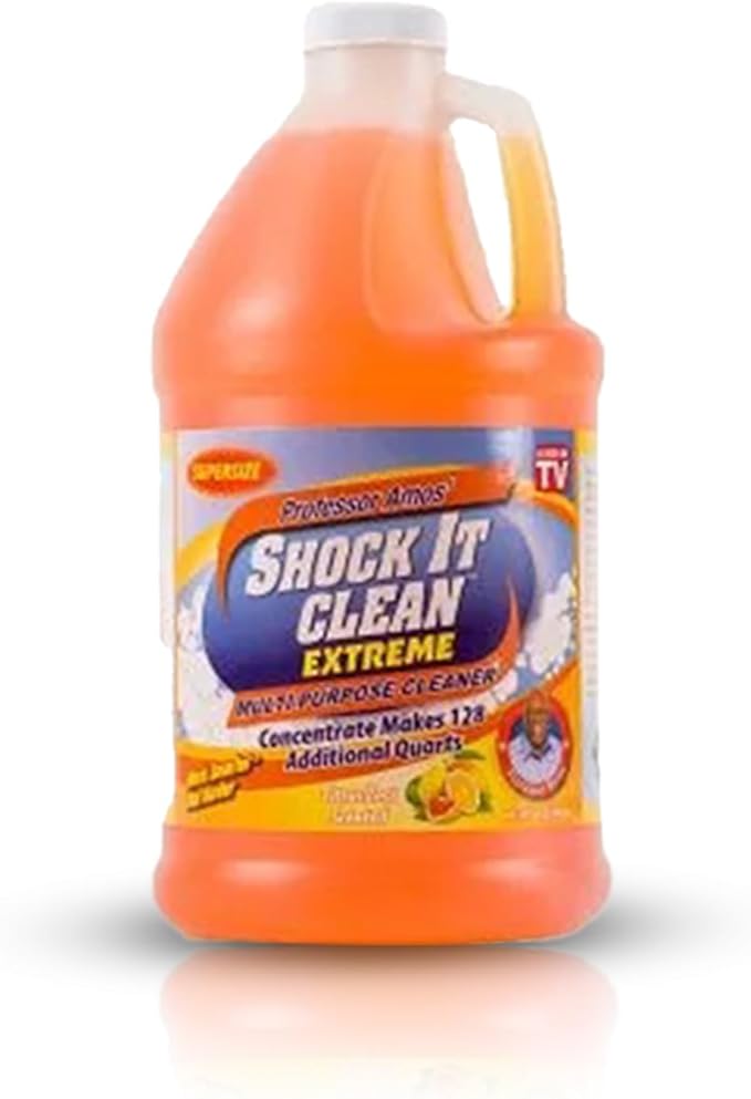 Professor Amos' Shock It Clean 64oz. All Purpose Concentrate Cleaner Make 128 Bottles (Citrus)