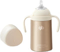 gb Ultra-Light Baby Stainless Steel Insulated Bottle with Breast-Like Pacifier 5-Layer Insulation Leak-Proof Vacuum Insulated Water Bottle with Handle 300ml for Infants &amp Toddlers