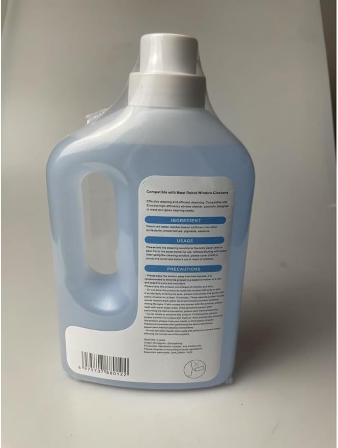 KAFTKO 33.8 Fl.0z Multisurface Window Cleaner. Compatible With Ecovacs WINBOT W1 Omni W1Pro W2 Pro W2 Omni W880 W2 Pro OMNI(1pcs)