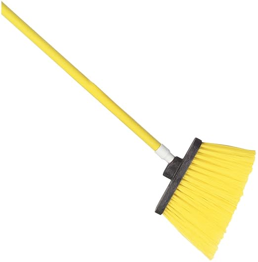 SPARTA Spectrum Duo-Sweep Unflagged Bristle Angle Broom with Handle 56 - Yellow