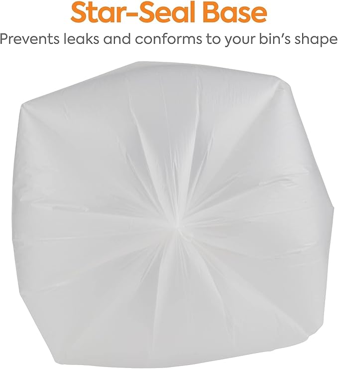 Coastwide Professional 20-30 Gallon Trash Bag 30 x 37 High Density 12 mic Natural 500 Bags/Box
