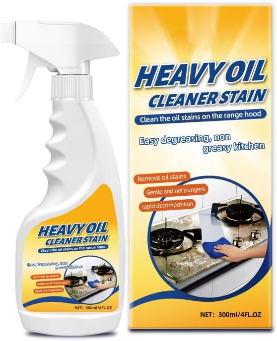 Multi-purpose Heavy Grime Duty Cleaner Multi-purpose Heavy Oil Stain Cleaner Heavy Oil Stain Cleaner Kitchen Kitchen Degreaser Spray For Range Hood Oven Pots and Cabinet (1pcs)