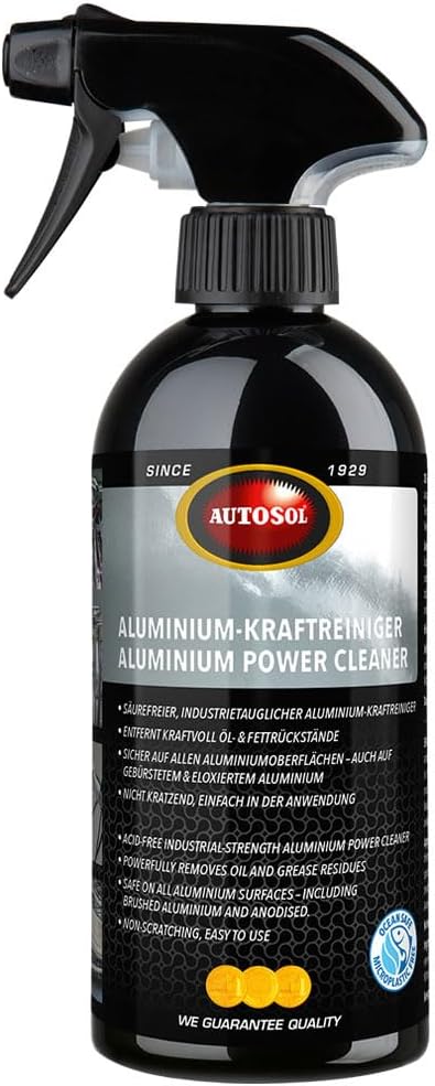 Autosol 11 001800 Aluminium Power Cleaner 500ml Black