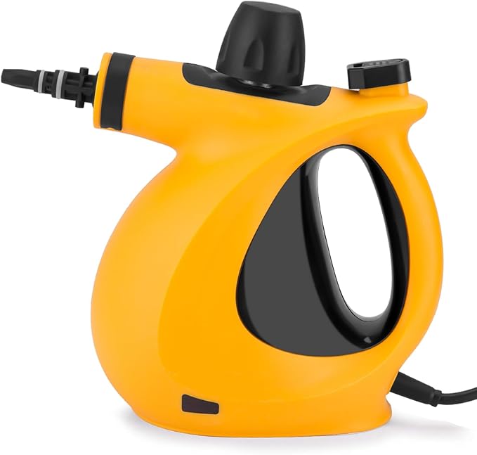 Multi-Purpose Steam Cleaner with 11-Piece Accessories Handheld Steam Cleaner Perfect for Stain Removal Curtains Car Seats Floor Bathroom