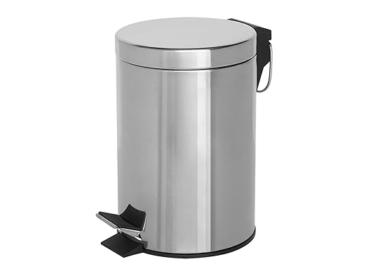 Croft Pedal Bin in Chrome 3L