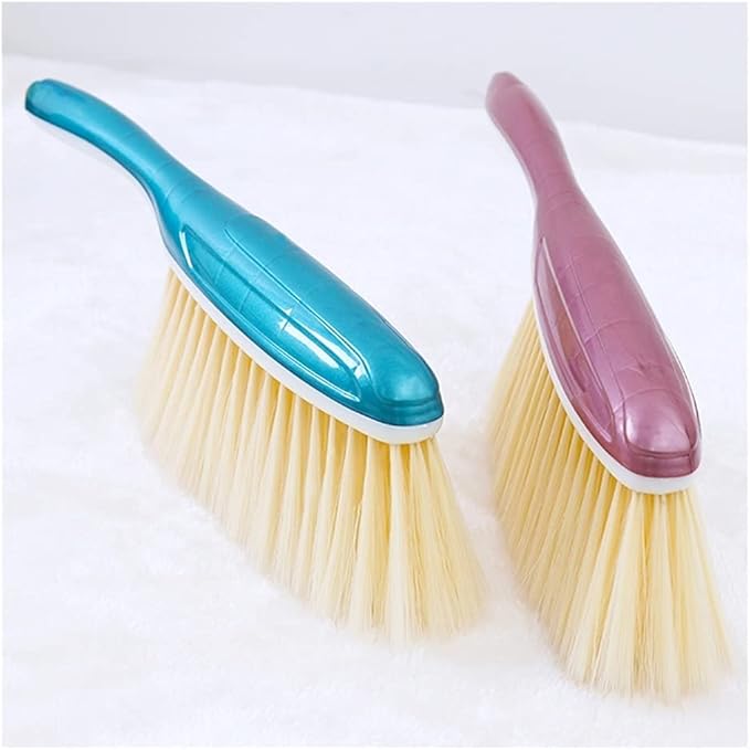 Dust Brushes Plastic Dust Removal Brush can be Washed Repeatedly Reusable Cleaning Tool Suitable for Cars Furniture Carpet Sofa Clothes Beds Couches Blinds Chairs Cleaning Brush(Blue)