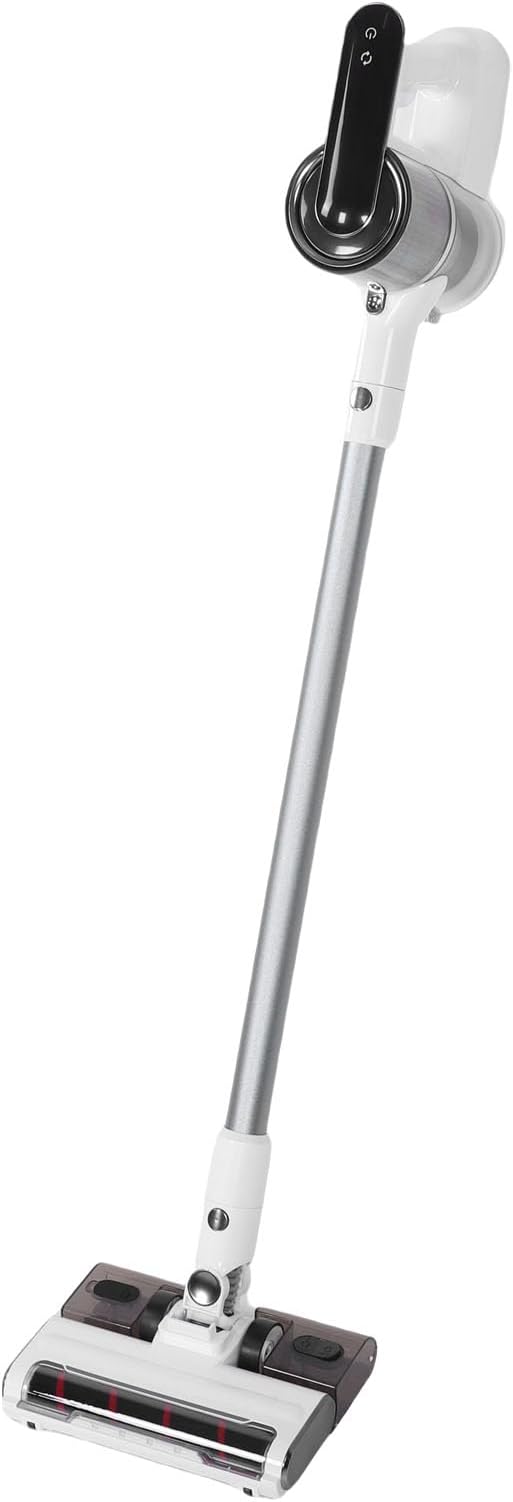 Cordless Vacuum Cleaner 15000Pa Powerful Suction Lightweight Removable Stick Vacuum with 180 Rotating Brush Head for Pet Hair Cat Litter Dust on Carpets Hard Floors