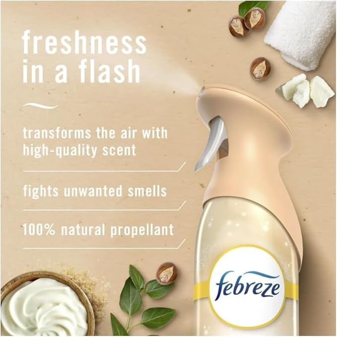 Febreez Air Freshener Spray Odor-Fighting Room Spray Soothe &amp Restore 8.8oz 3 pack