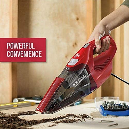 Dirt Devil Scorpion Plus QuickFlip Handheld Vacuum Cleaner Powerful Suction Lightweight Includes Quick Flip Crevice Tool Corded Portable Vacuum Cleaner