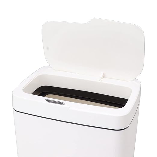 TOPINCN Motion Sensor Trash Can 18L Automatic Induction Garbage Bin Trash Can Slim Small Trash Bin Wastebasket for Toilet Bedroom Office Kitchen