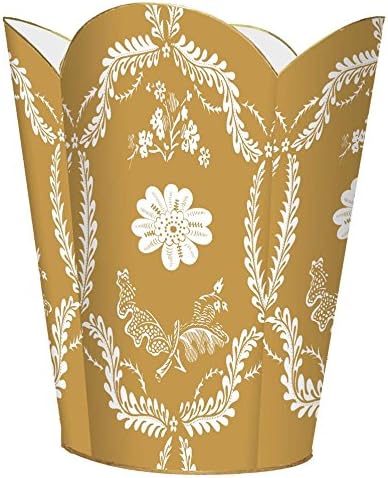 Marye-Kelley WB466-Mustard Provencial Wastepaper Basket