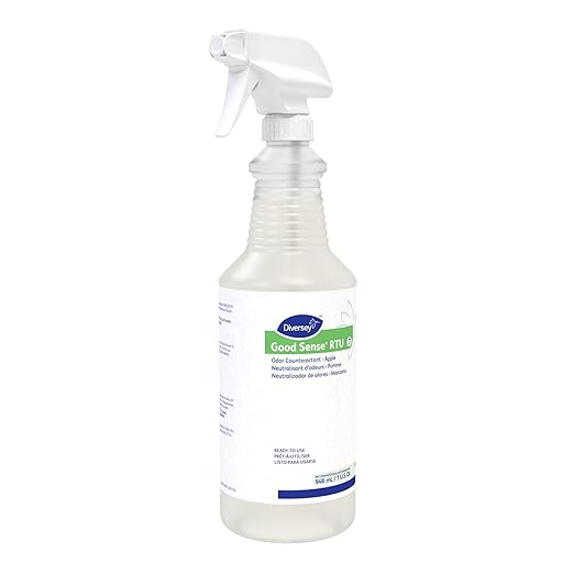 Diversey 04439 Good Sense RTU Liquid Odor Counteractant Apple Scent 32 oz Spray Bottle (Case of 12)