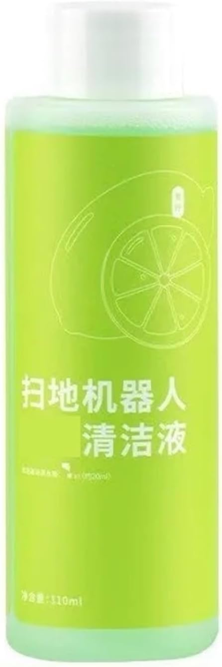 110ML Lime Flavor Cleaning SolutionCompatible For Deebot T50 MAX PRO Omni/ X8 PRO OMNI/ X9 PRO Omni Robot Vacuum Cleaner Accessory(2PCS)