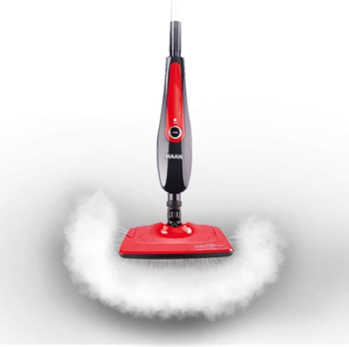Red Cleaning Tools Steam Mop Electric Household Mop High Temperature Cleaning Wipe Machine 180 Degree Rotation Floor Cleaner