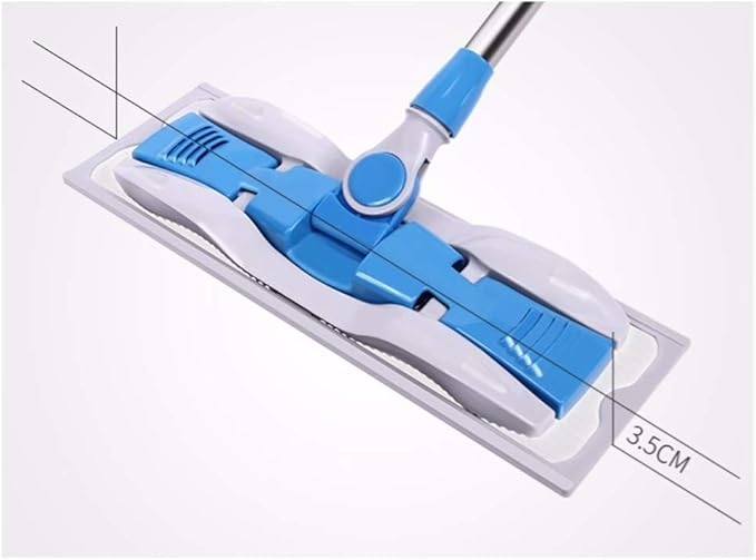 Mop-Microfiber Mop Reusable Adjustable Lightweight Makes Cleaning Your Floors a Snap(C Style Three Pieces of Cloth)