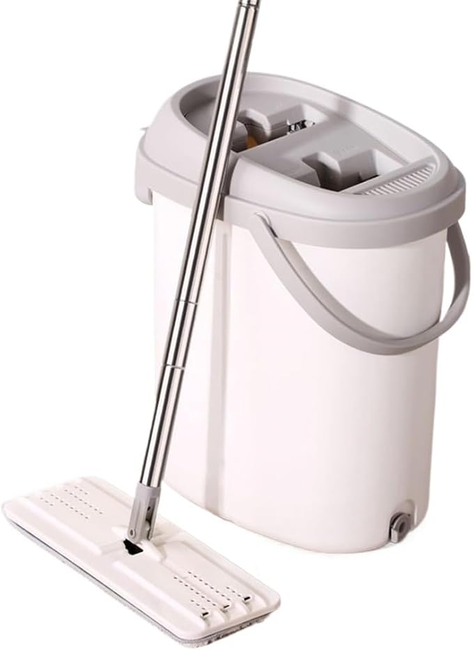 Flat Mop Hand-Free Household A Net Lazy Squeeze Water Floor