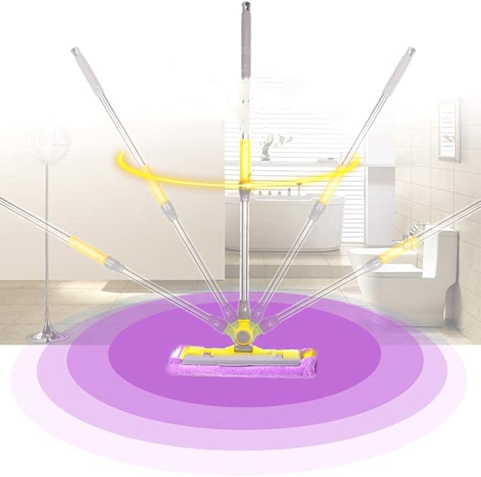 Microfiber Flat Mop Hardwood Floor Professional 360° Dry Wet Mops for Floor Cleaning Extension Handle