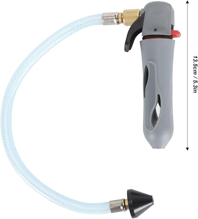 Alomejor Threaded Drain Efficient Cleaner for AC Condensate Line CO2 Kit for Air Conditioner Easy Drainage &amp Durable ABS Material (Grey)