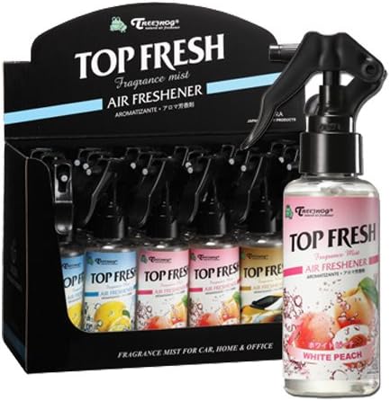 5 Pack Treefrog White Peach Scent Fragrance Mist Spray Tree frog Top Fresh Air Freshener