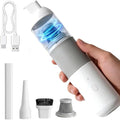 Wireless Car Vacuum Cleaner Portable Mini Vacuum 12000Pa Powerful Suction Dual Suction Modes Type-C Charging Handheld Vacuum Suitable for Cars Keyboards Office Desks Keyboards Pet Hair