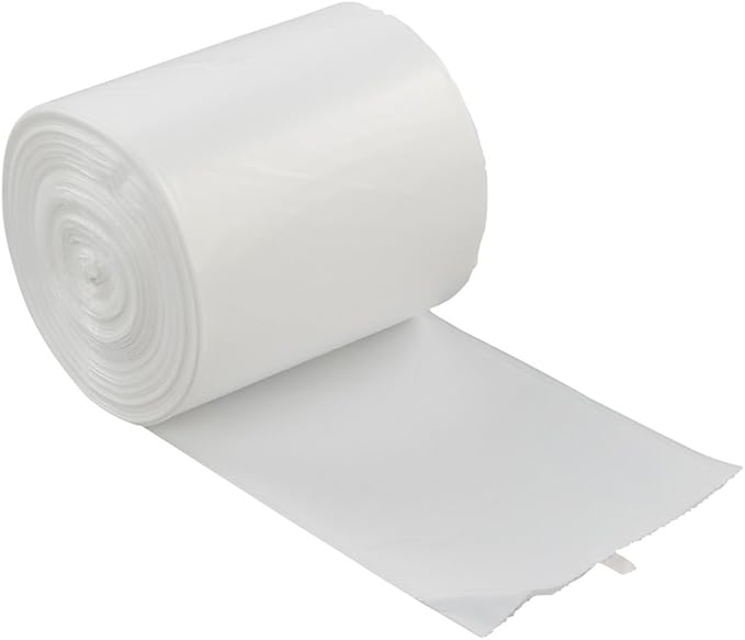 Wekioger 18 Gallon Compactor Trash Bags 95-Count White