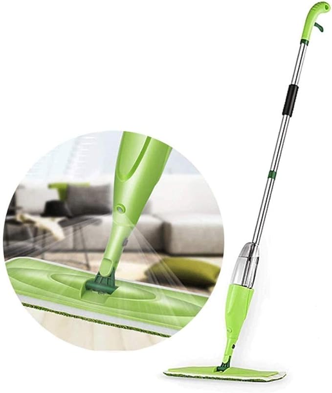 Spray Mop Strongest Heaviest Duty Mop360 Spin Non Scratch Microfiber Mop with Integrated Sprayer