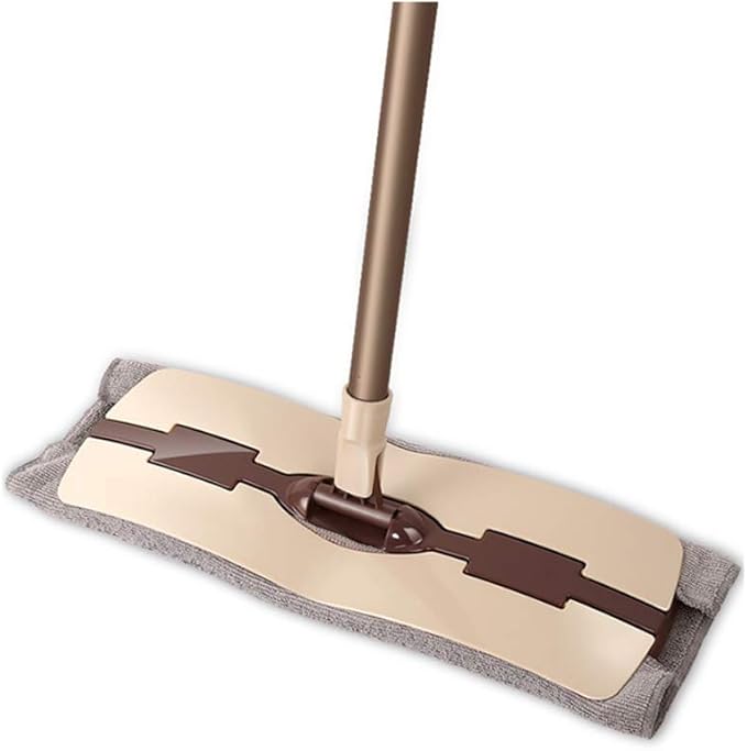 Mop Absorbent Quick-Drying Clamping Flat Scraping Sweeping Two-in- dust-Removing Rectangular Cloth
