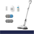 Steam Mop Cleaner 10-in-1 with Laminate/Hardwood/Tiles/Carpet Kitchen - Garment - Clothes - Pet Friendly Steamer Whole House Multipurpose Use (Color : Blue) (Black)