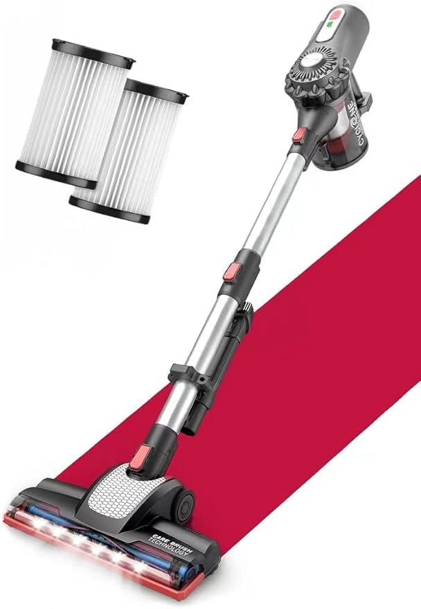 Roomie Tec Dylon Cordless Stick Vacuum Cleaner+HEPA Filter for Dylon Cordless Stick Vacuum Cleaner - Pack of 2