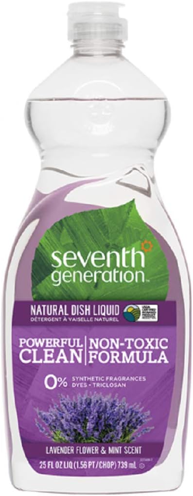 Seventh Generation Dishwash Liquid Detergent Lavender 25 oz