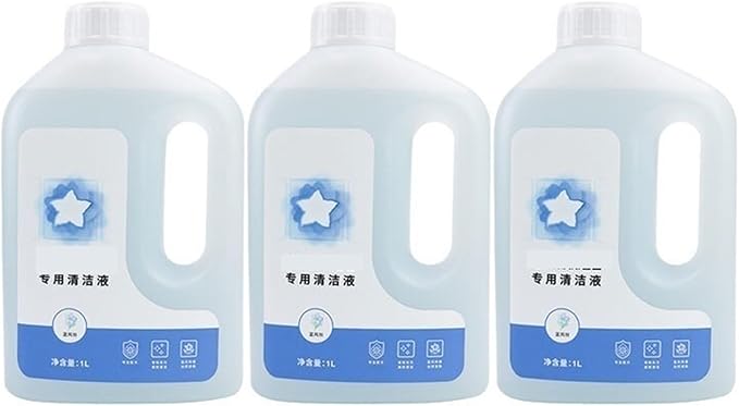 Glass Cleaning Fluid Compatible With Ecovacs Winbot W1SPro/W1 PRO/ W2 OMNI/W2 PRO/W2 PRO OMNI/WINBOT MINI HA41 Window Cleaner Parts(1000mlx3)