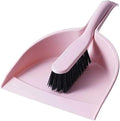 Mini Broom and Dustpan Set Small Hand Broom with Dust Pan for Table Crumbs Desk Kitchen Counter Sofa Car - Pink Blue Beige(Pink)