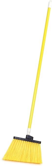 SPARTA Spectrum Duo-Sweep Unflagged Bristle Angle Broom with Handle 56 - Yellow