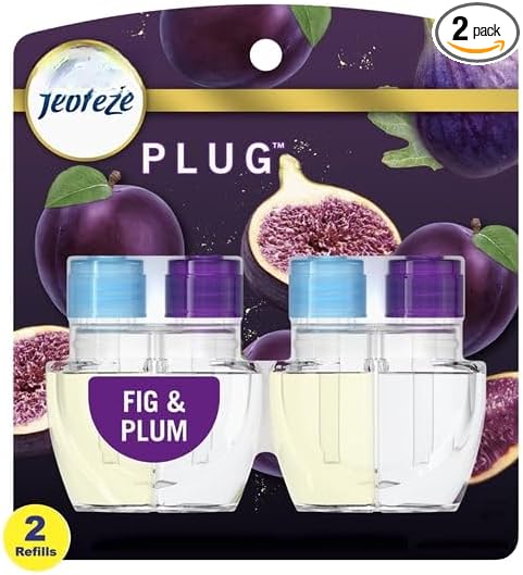 F'ebreze Fade Defy Plug RefillsLimited Edition 2 Count 0.87 fl oz Each 50 Day Freshness (Fig &amp Plum)