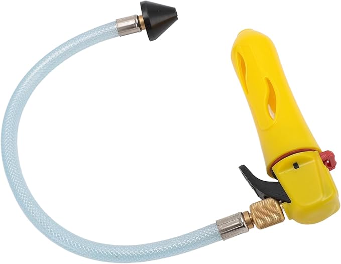 AC Drain Line Cleaner Tool Portable AC Condensate Line Cleaner for AC Clogs (Yellow)