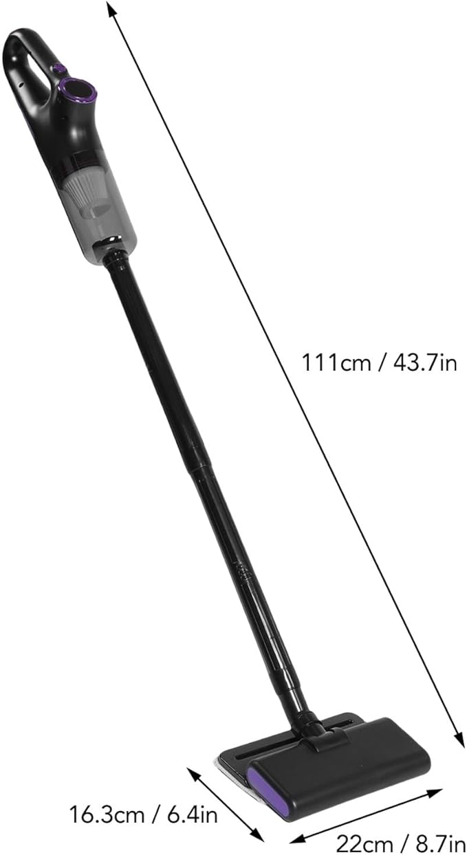 AYNEFY Cordless Vacuum CleanerMultifunctional 15kPA Powerful Suction Rechargeable Handheld Stick Vacuum Suction Drag Integrated Vacuum Cleaner for Hardwood Stairs Tile Floors