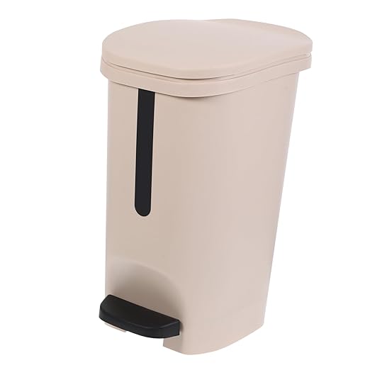 HANABASS Trash Can Foot Pedal Household Waste Basket Capacity Design for Kitchen Bathroom Office Excellent Craftsmanship and Practical Use