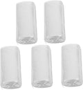 Thick White Flat Garbage Bags 45x50 Inches 300pcs (10 Rolls X 30 Bags) Heavy-duty Kitchen and Bathroom Trash Bags for Home and Office Use