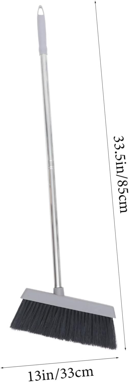 1Set Long Handle Broom and Dustpan for Home Soft Bristles Cleaning Accessories Durable and Ergonomic Design for Effortless Floor Sweeping