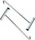 Drain Grate Cover Lifting Tool Roller Shutter Puller Hook for Sewer Maintenance Retrieving Cable Garbage Disposal T Stainless Steel Manhole Lid Opener (Color : 12mm Size : 40cm/15.7in)