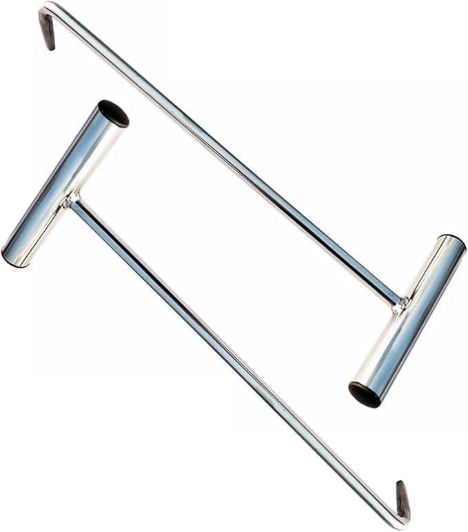 Drain Grate Cover Lifting Tool Roller Shutter Puller Hook for Sewer Maintenance Retrieving Cable Garbage Disposal T Stainless Steel Manhole Lid Opener (Color : 12mm Size : 100cm/39.4in)