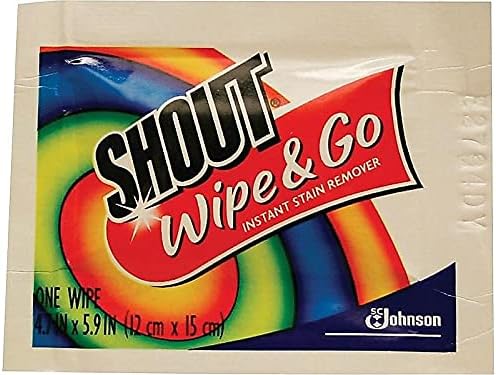 Shout Wipe &amp Go Stain Remover Wipes 80 Count