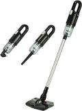 Cordless Stick Vacuum Cleaner and Mop All in One 18000Pa Suction Cordless Wet Dry Vacuum Cleaner with Water Tank Household Upright Vacuum Cleaner and Mop Combo for Hard Floor Pet Hairs (Black)