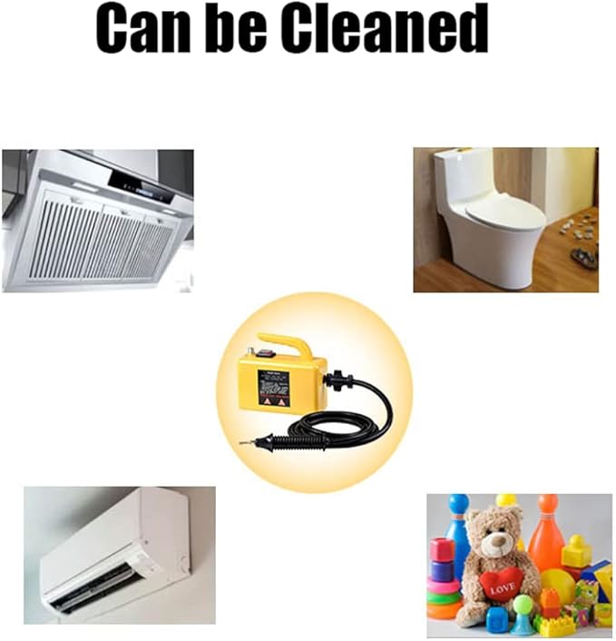 Handheld Steam CleanerHigh Pressure Steam Cleaner Portable Cleaning Machine High Temperature Portable Steam Cleaner for Furniture Car Household.