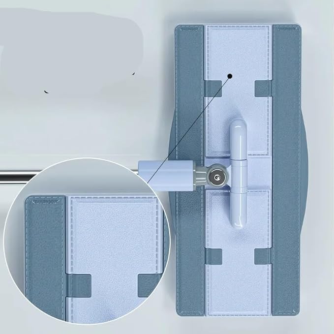 Flat Mop Household Wooden Board Ceramic Tile Lazy  Cloth Clip Type Water Absorbing and Removing  Floor Mopping