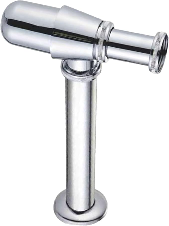 Bathroom Sink Trap with Adjustable Length Odor Prevention Round Outlet Trap Metal for Most Basins Elegant Appearance Bathroom Sink Waste Pipe