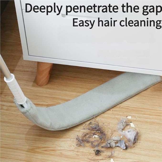 Retractable Gap Dust Cleaning Artifact Flat Duster Retractable Microfiber Dust Brush Gap Mop for Cleaning (3mop + 6cloth)