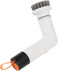 GLOGLOW Scrubber Handhold Automatic ABS Bathroom Brush Cleaner with Lithium Ion Battery Fast for Tub and Tile (White)