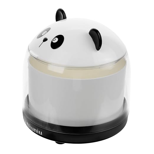 Cabilock Mini Panda Trash Can Cute Wastebasket for Office Kitchen and Bathroom Desk Garbage Bin and Stylish Design for Home and Office Use