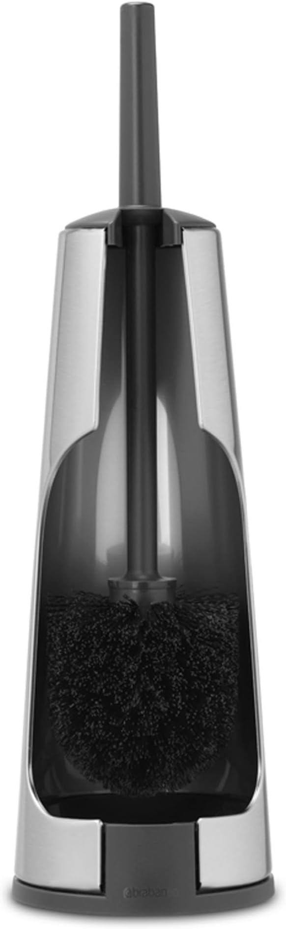 Brabantia 414640 Toilet Brush and Holder - Brilliant Steel Steel/Black